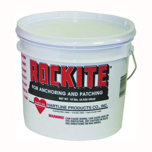 Rockite 10010 Expansion Cement, Powder, White, 1 hr Curing, 10 lb Pail