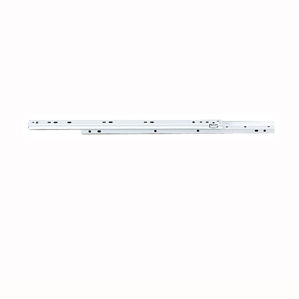 Knape &amp; Vogt 1284P WH 500 Drawer Slide, 75 lb, 500 mm L Rail, 1/2 in W Rail