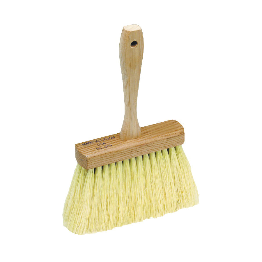 Marshalltown 829 Masonry Brush, 2 in W Brush, 6-1/2 in L Brush, 8 in OAL, Tampico Bristle, White Bristle