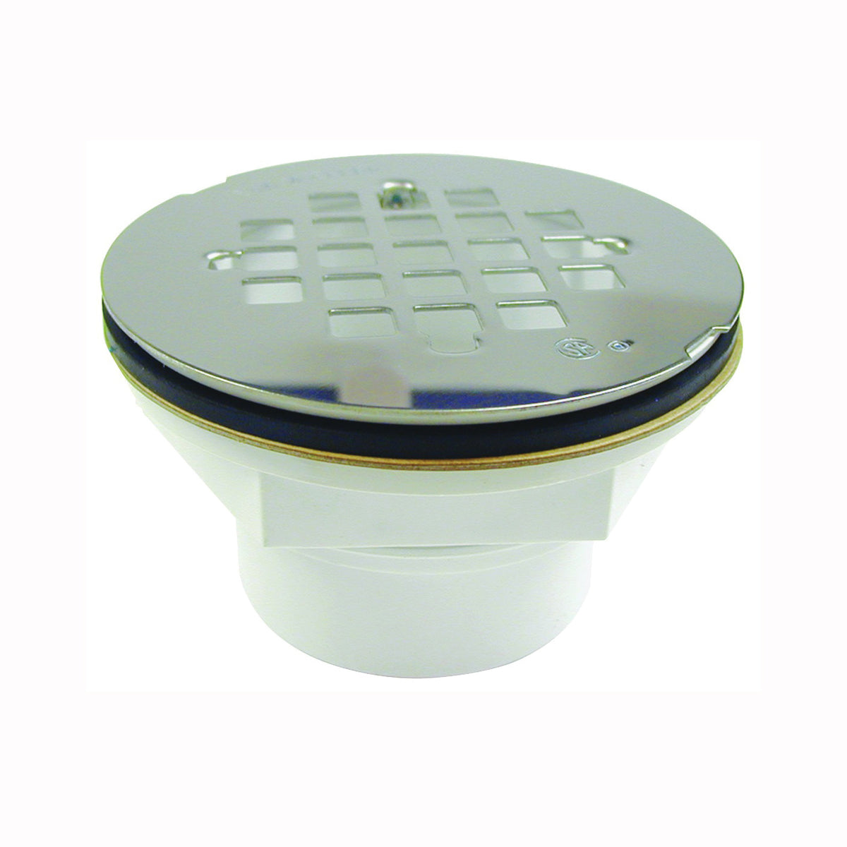 B &amp; K 133-106 Shower Drain, Plastic, For: 2 in DWV or SCH 40 ABS or PVC Pipes