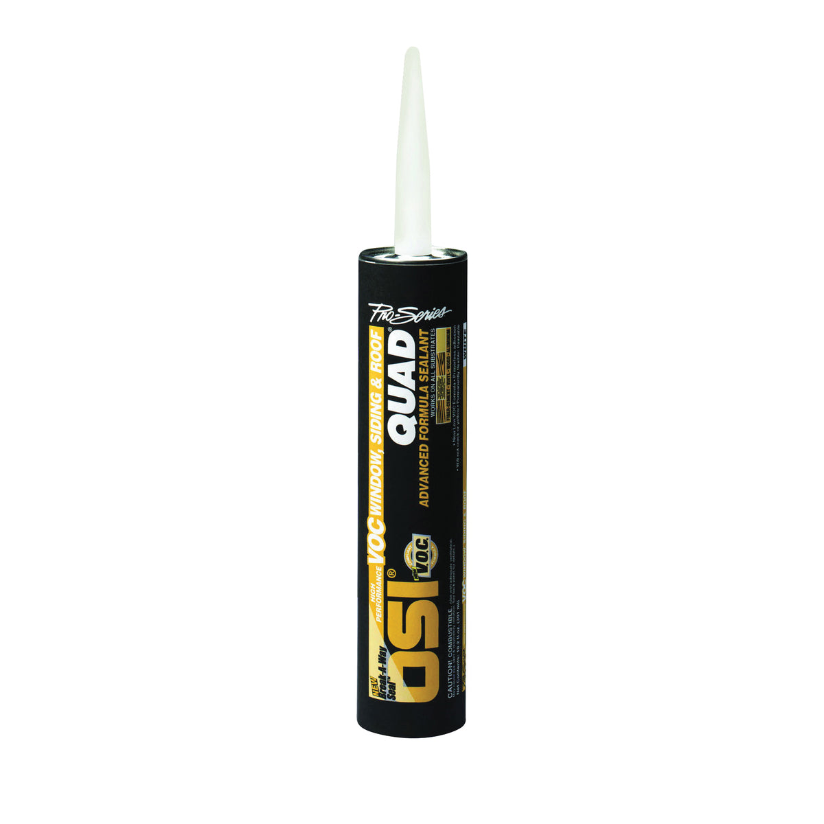 OSI 1637194 Advanced Formula Sealant, Brown 205, 7 days Curing, 20 to 100 deg F, 10 oz Cartridge