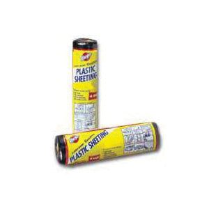 Warp's 4CH350B Poly Film, 50 ft L, 3 ft W, Black