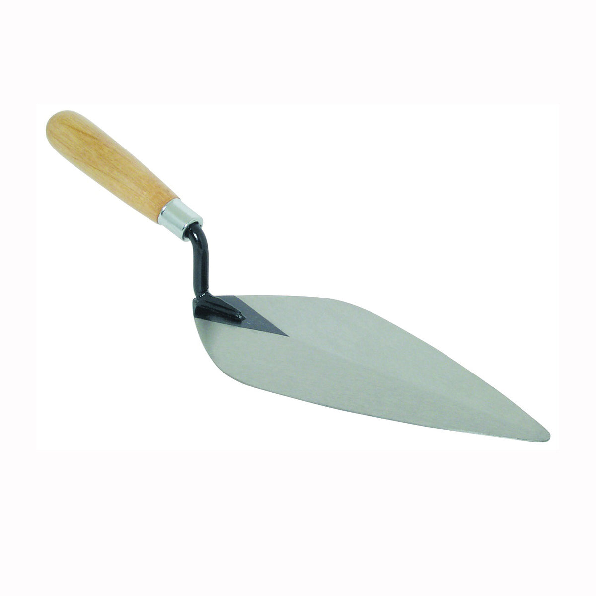 Marshalltown 926-3 Brick Trowel, 10 in L Blade, 4-3/4 in W Blade, Steel Blade, Hardwood Handle