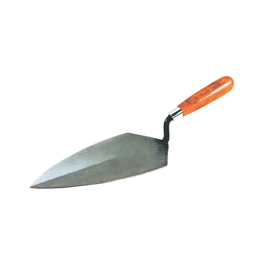 Marshalltown 96-3 Brick Trowel, 10 in L Blade, 5 in W Blade, Steel Blade, Hardwood Handle
