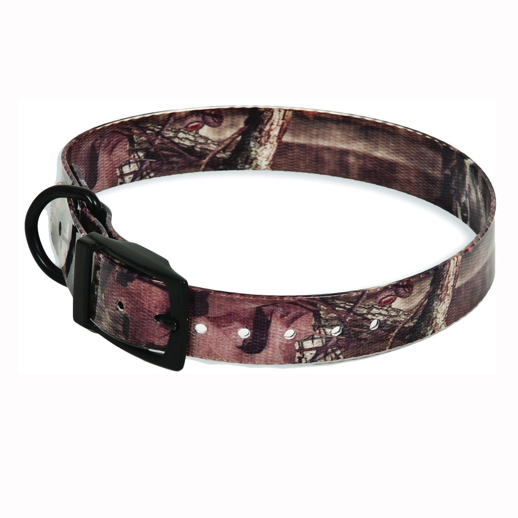 Ruffmaxx 10846 Adjustable Dog Collar, 22 to 26 in L Collar, 1 in W Collar, Thermoplastic Polyurethane, Mossy Oak