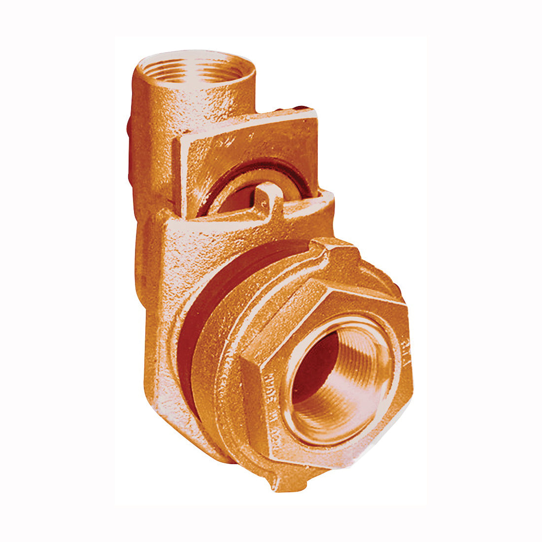 Simmons 1822SB Pitless Adapter, 1-1/4 in, Silicone Bronze