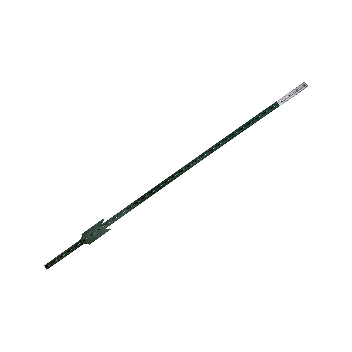 CMC TP125PGN050 T-Post, 5 ft H, Steel, Green/White