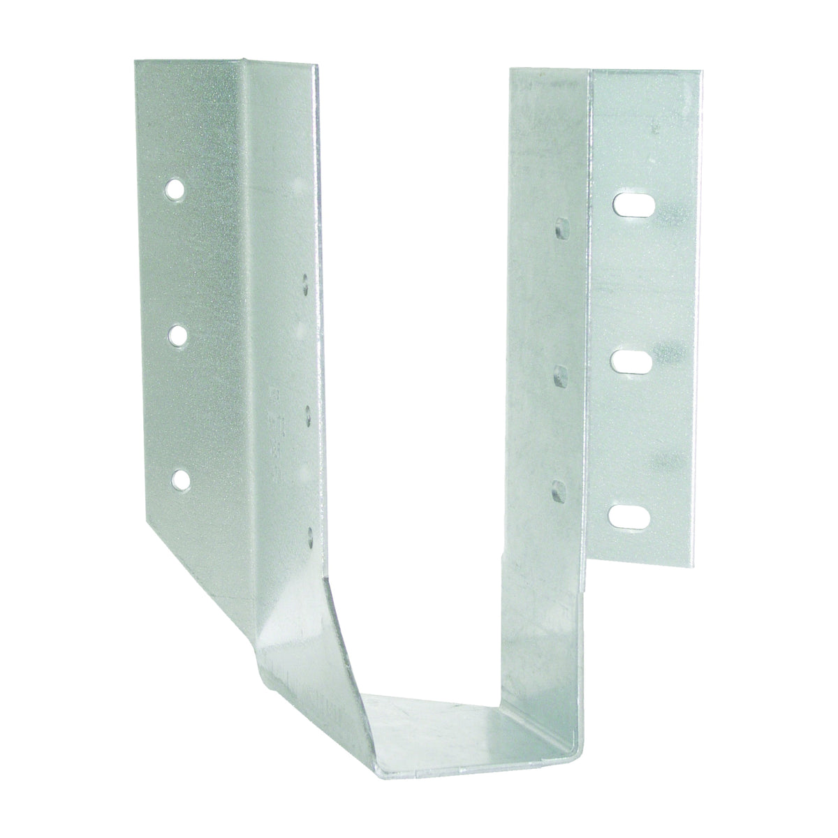 MiTek SKH28R Skewed Joist Hanger, 7-1/4 in H, 1-7/8 in D, 1-9/16 in W, 2 in x 8 to 12 in, Steel, G90 Galvanized