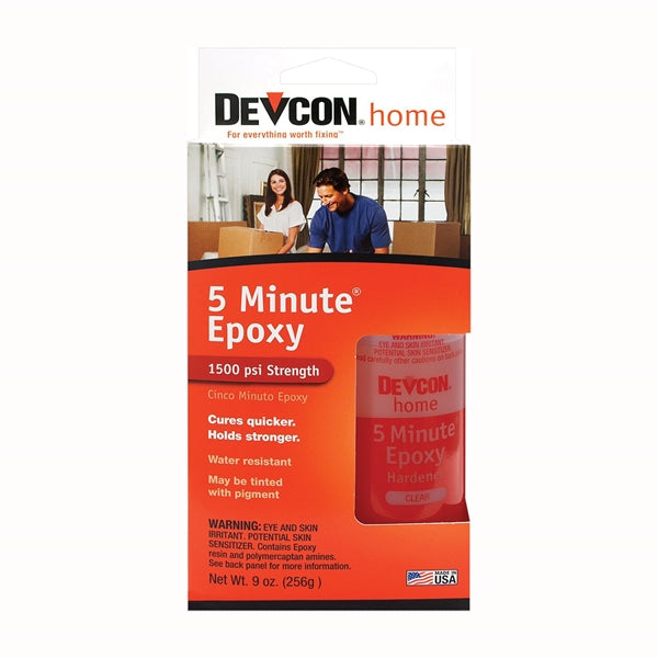 Devcon 20945 Epoxy Adhesive, Amber, Liquid, 4.5 oz Bottle