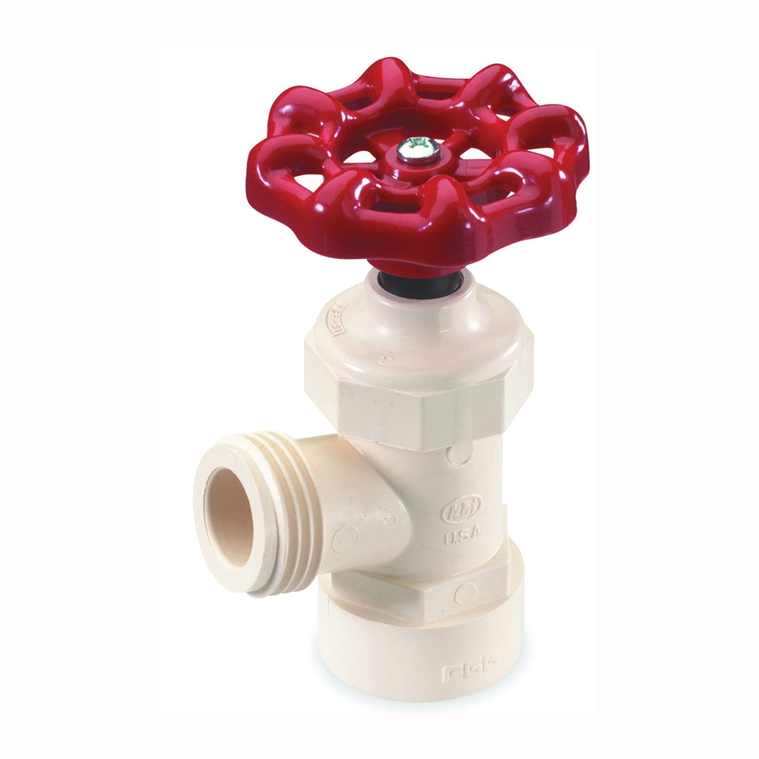 B &amp; K ProLine Series 102-224/BDC-0750S Boiler Drain Valve, 1/2 x 3/4 in Connection, 100 psi Pressure, CPVC Body