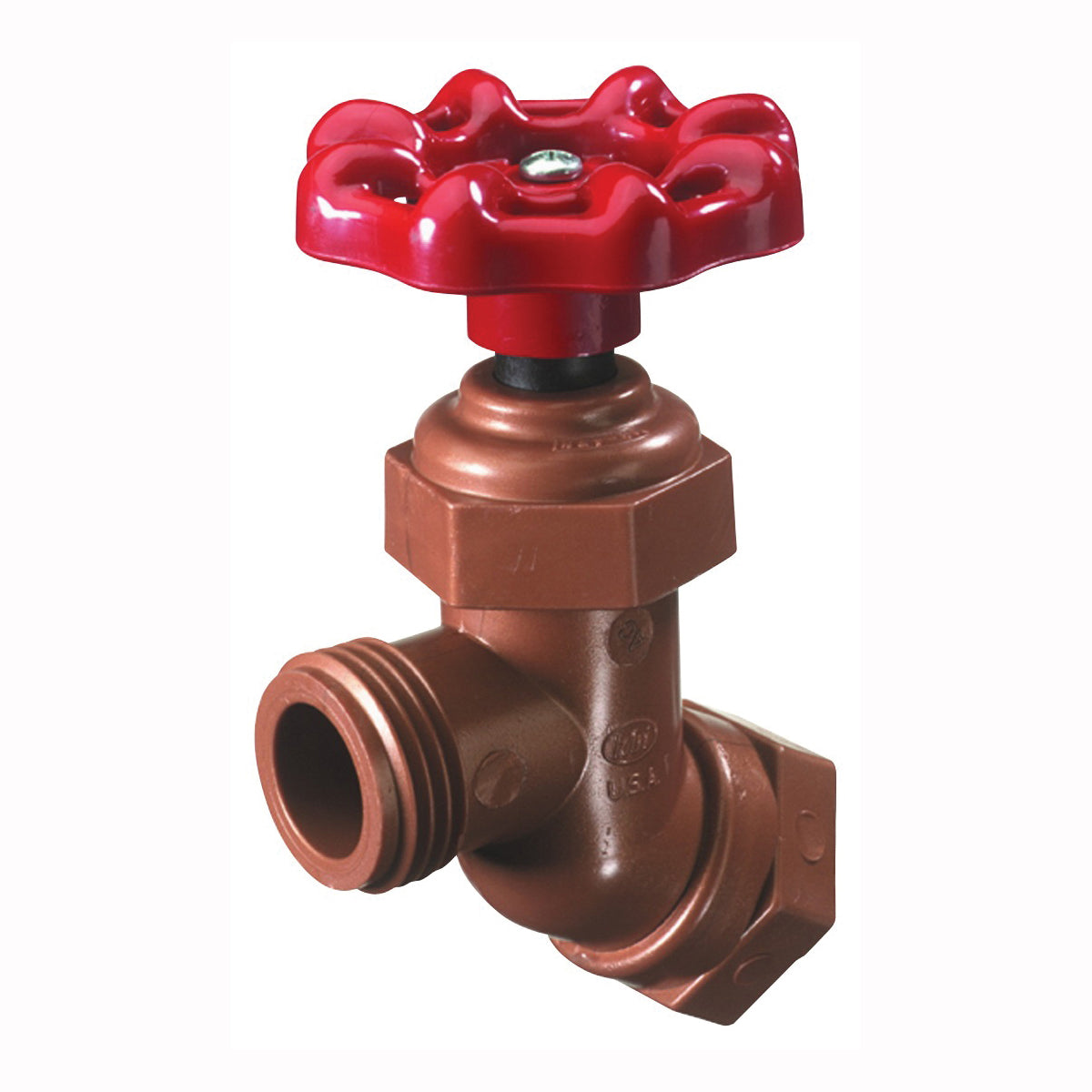 NDS HBF-0500-T Washerless Hose Bibb, 1/2 x 1/2 in Connection, FIP x MIP, 150 psi Pressure, Acetyl Body, Bronze