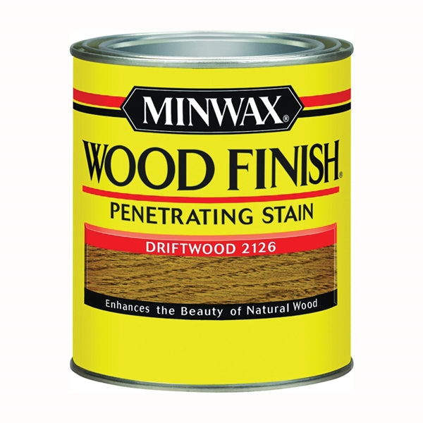 Minwax Wood Finish 70011444 Wood Stain, Driftwood, Liquid, 1 qt, Can