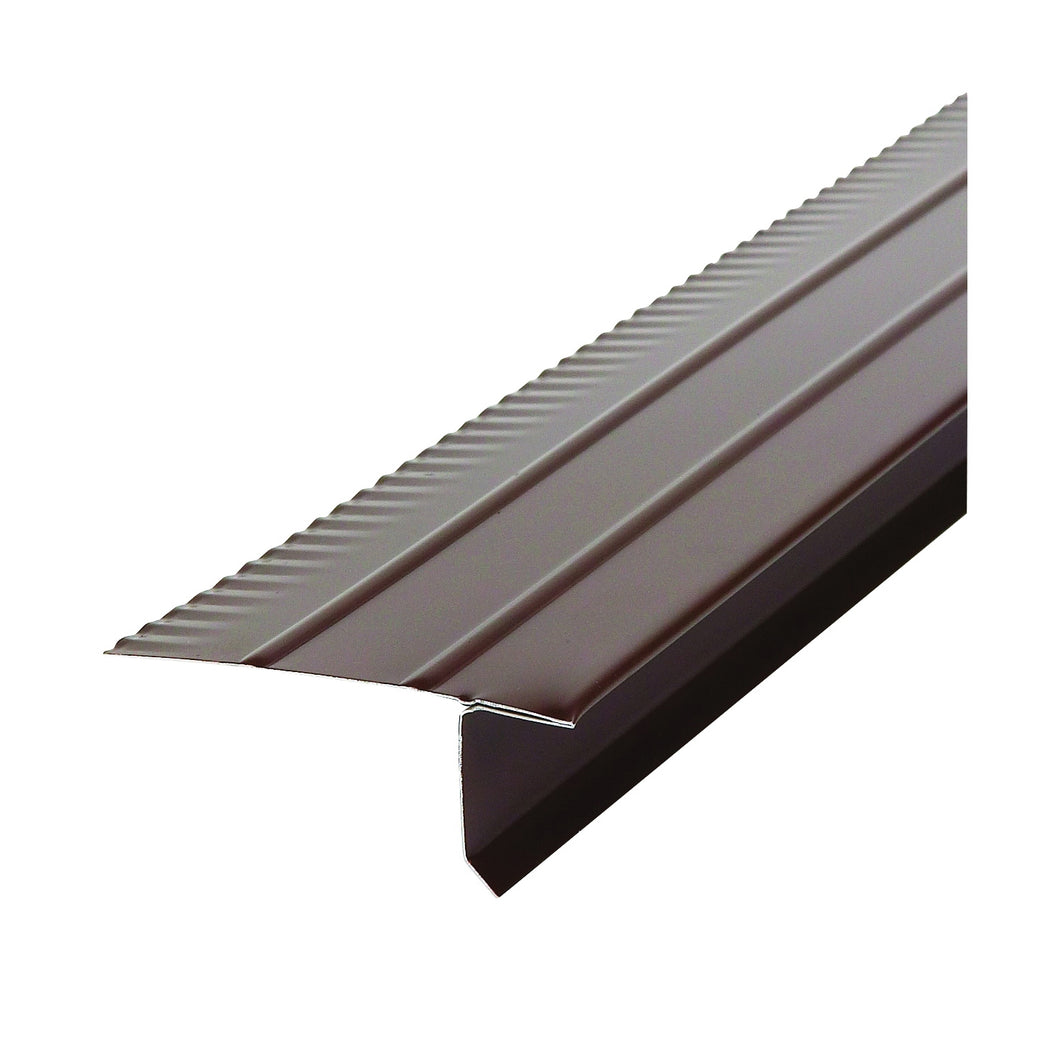 Amerimax 5509919120 Roof Edge, 10 ft L, Aluminum, Brown