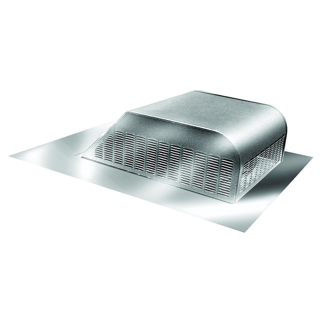 Master Flow SSB960A Roof Louver, 18 in L, 20-1/2 in W, Aluminum, Mill