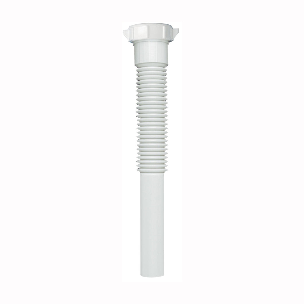 Plumb Pak PP21205 Pipe Extension Tube, 1-1/4 in, 9 in L, Slip-Joint, Plastic