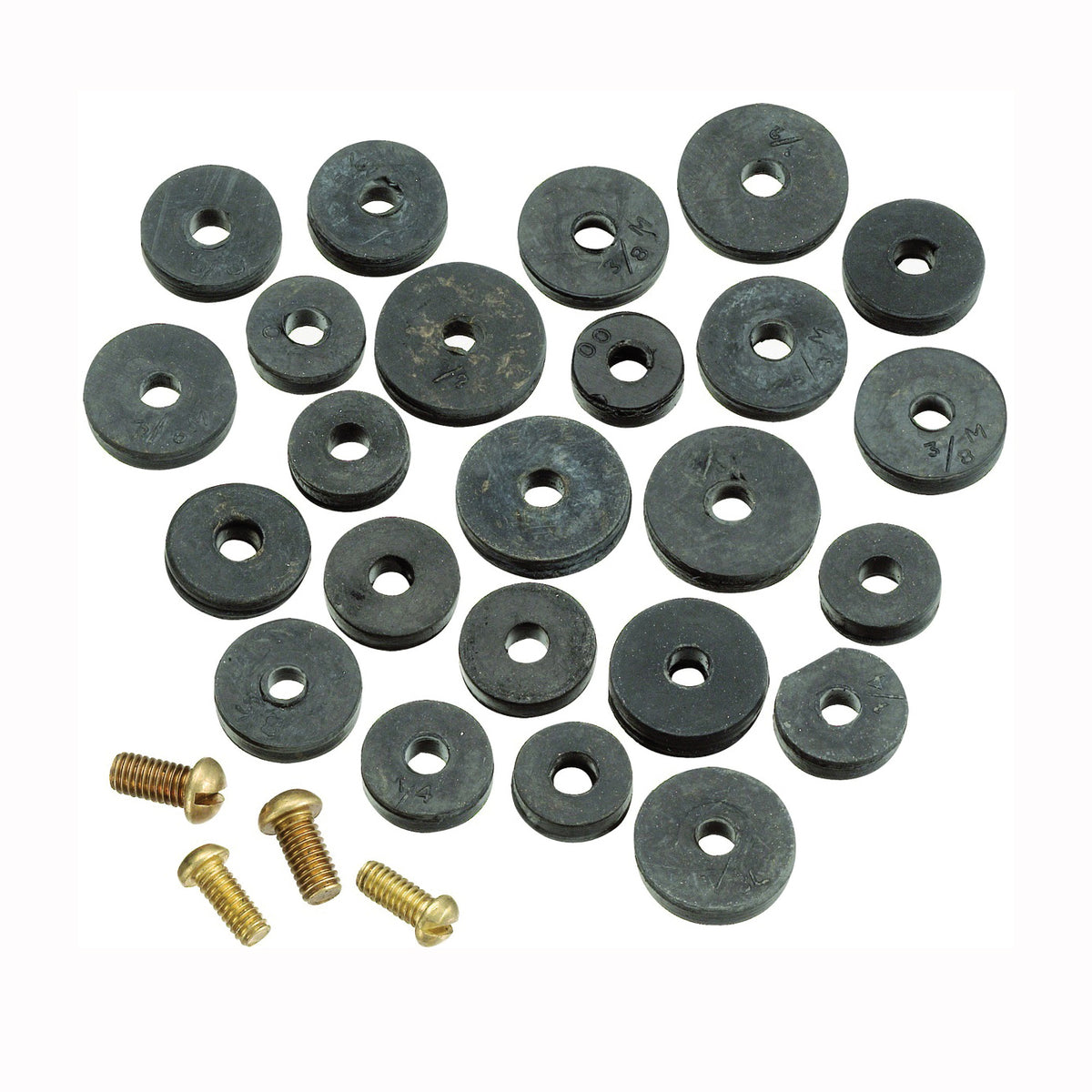 Plumb Pak PP20520 Faucet Washer Assortment, Rubber