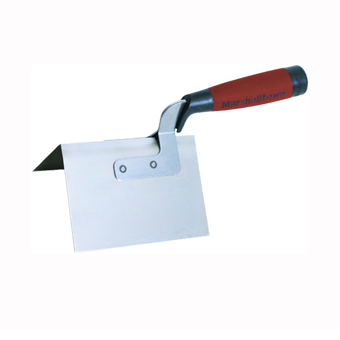 Marshalltown 25D Drywall Corner Trowel, 3-3/4 in W Blade, 5 in L Blade, Steel Blade, DuraSoft Handle
