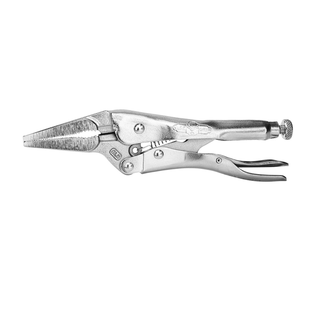 IRWIN Original Series 1402L3 Locking Plier with Wire Cutter, 6 in OAL, 2 in Jaw Opening, Plain-Grip Handle, 2 in L Jaw