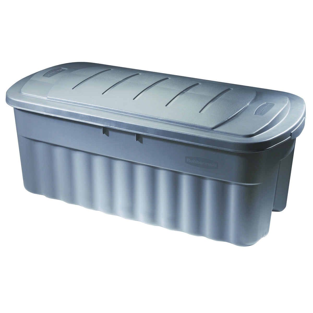 Rubbermaid Roughneck RMRT500000 Jumbo Storage Box, Polyethylene, Blue, 42.7 in L, 21.4 in W, 18 in H