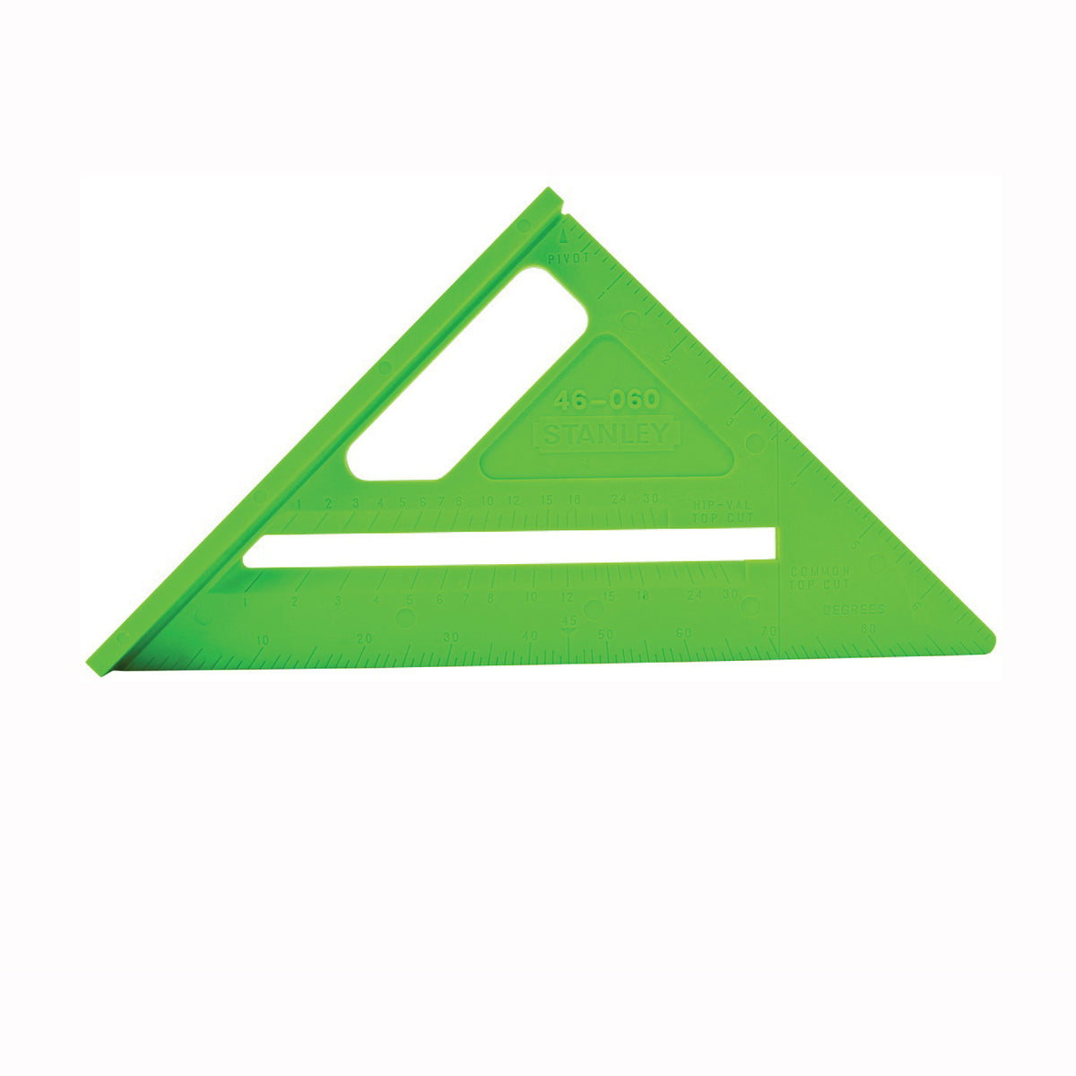 STANLEY Quick Square Series 46-060 Pocket Square, SAE Graduation, ABS, 6-7/8 in L