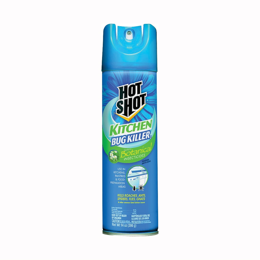 Hot-Shot 4470-6 Kitchen Bug Killer, Liquid, 14 oz Aerosol Can