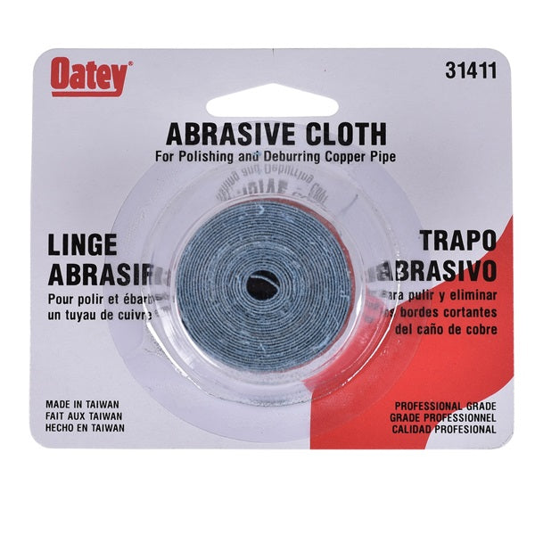 Oatey 31411 Sandcloth, 120 Grit, Aluminum Oxide Abrasive