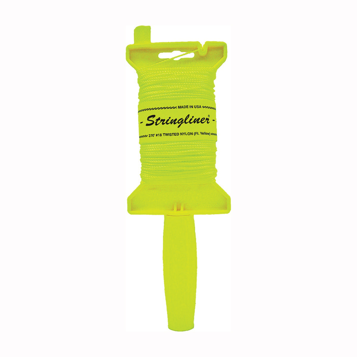 Stringliner 11412 Line Reel, 270 ft L Line, Fluorescent Yellow Line