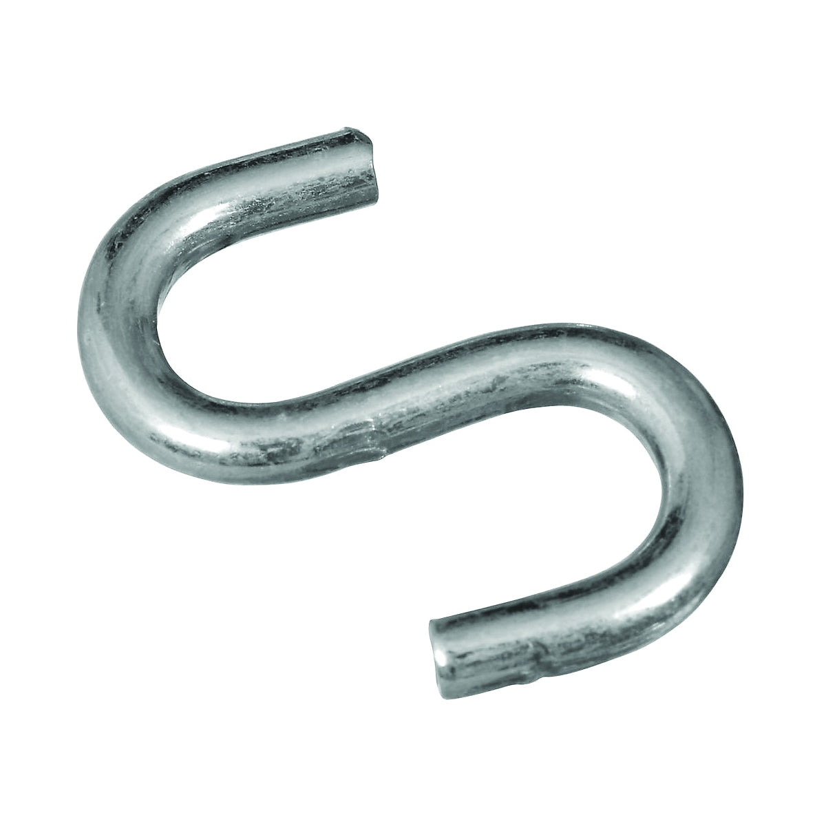 National Hardware N273-417 S-Hook, 40 lb Working Load, 0.177 in Dia Wire, Steel, Zinc