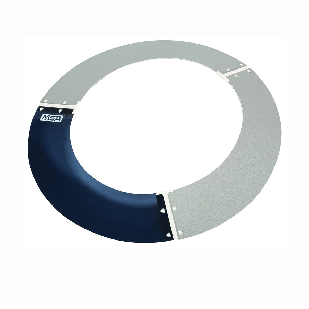 MSA 697410 Sun Shield, Polyurethane, Gray, Smoke Tint, For: V-Gard Full-Brim Hat, TopGard Full-Brim Hat