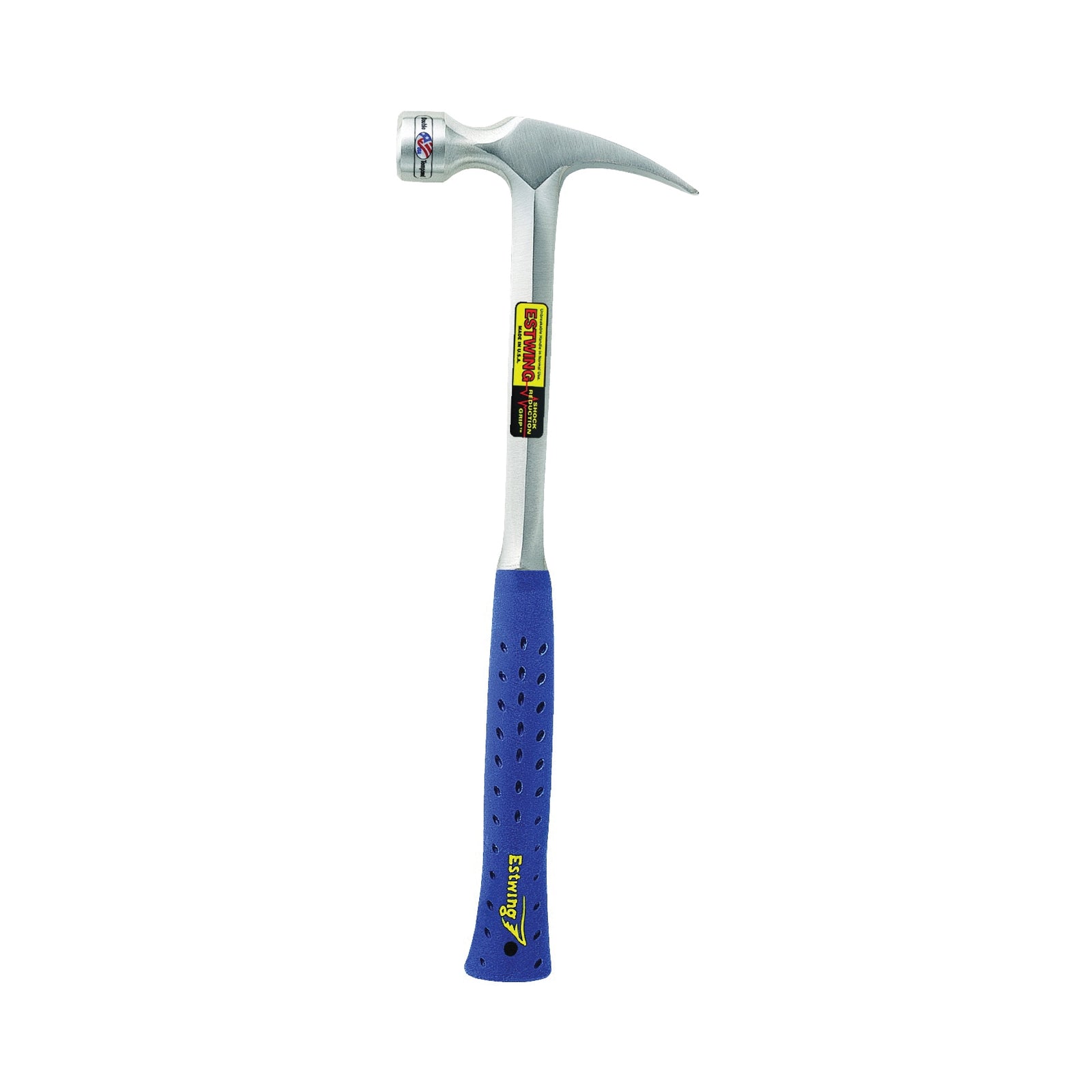 Estwing E3-30SM Hammer, 30 oz Head, Framing, Rip Claw, Milled Head, Steel Head, 16 in OAL