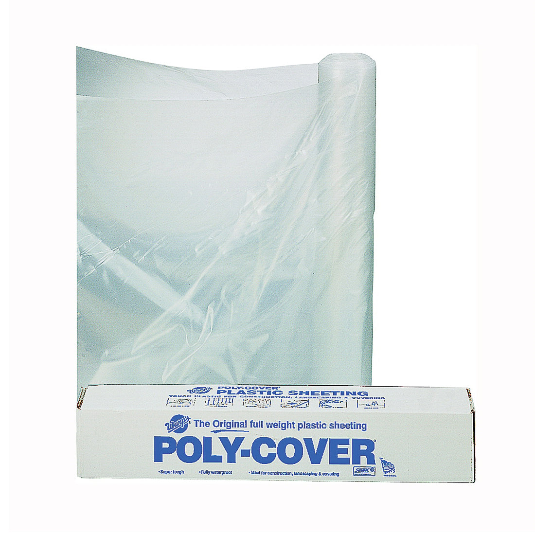 ORGILL POLY 4X32-C Poly Film, 100 ft L, 32 ft W, Clear