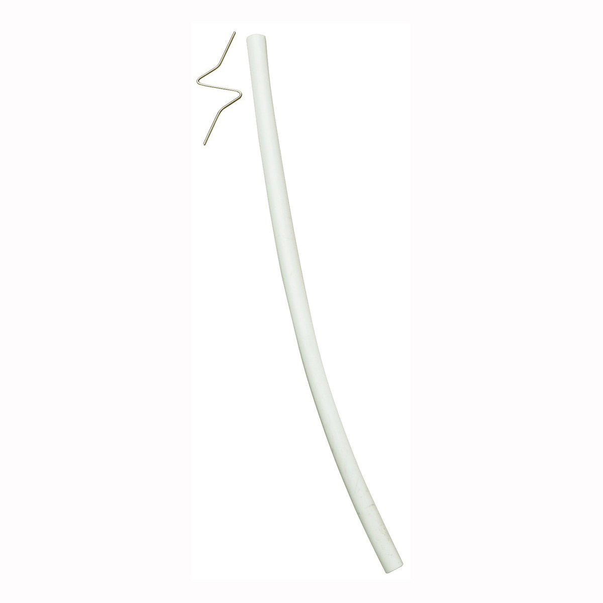 Plumb Pak PP835-12 Fill Valve Refill Tube With Clip, Flexible, Plastic