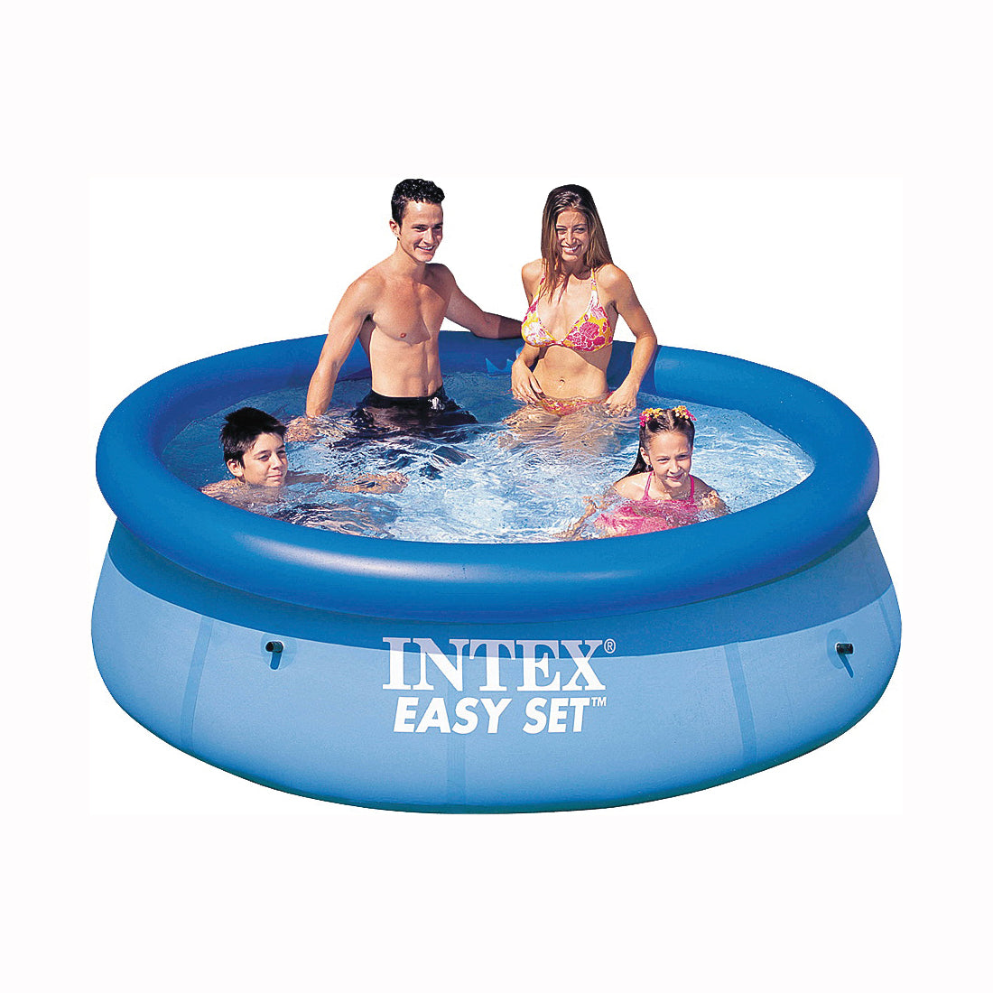 INTEX Easy Set 28110EH Pool Set, 639 gal Capacity, Plastic