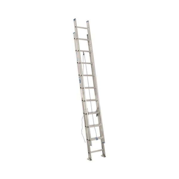 WERNER D1340-2 Extension Ladder, 37 ft H Reach, 250 lb, Aluminum