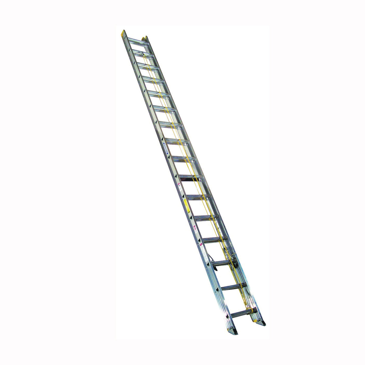 WERNER D1232-2 Extension Ladder, 31 ft H Reach, 225 lb, Aluminum