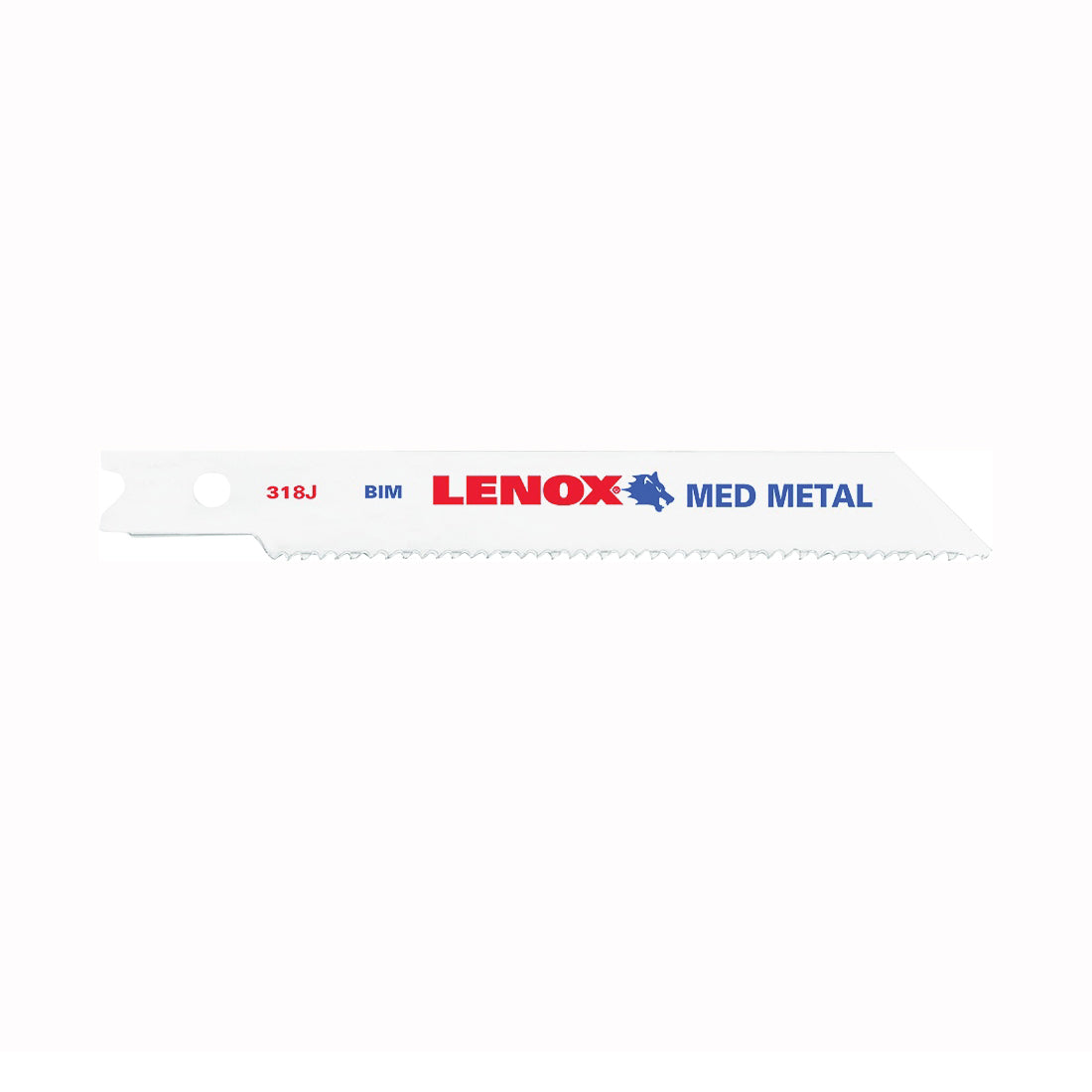 Lenox 20322BT318J Jig Saw Blade, 3/8 in W, 3-5/8 in L, 18 TPI