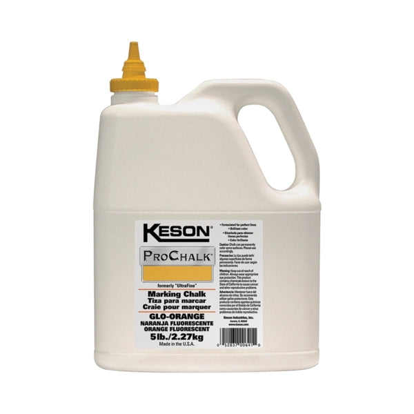 KESON PROCHALK Series 105GO Marking Chalk Refill, Glow Orange