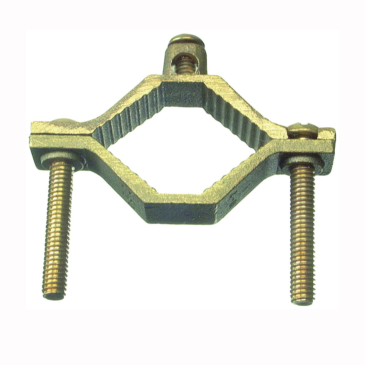 Halex 36020 Ground Clamp, 10 to 2 AWG Wire, Bronze