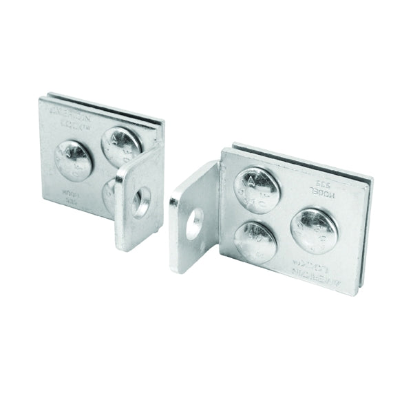 American Lock A535D Hasp Lock, 5 in L, 2 in W, Steel, Zinc, 7/16 in Dia Shackle