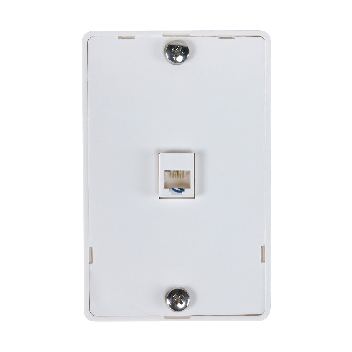 Zenith TW1001WPW Wall Phone Jack, White