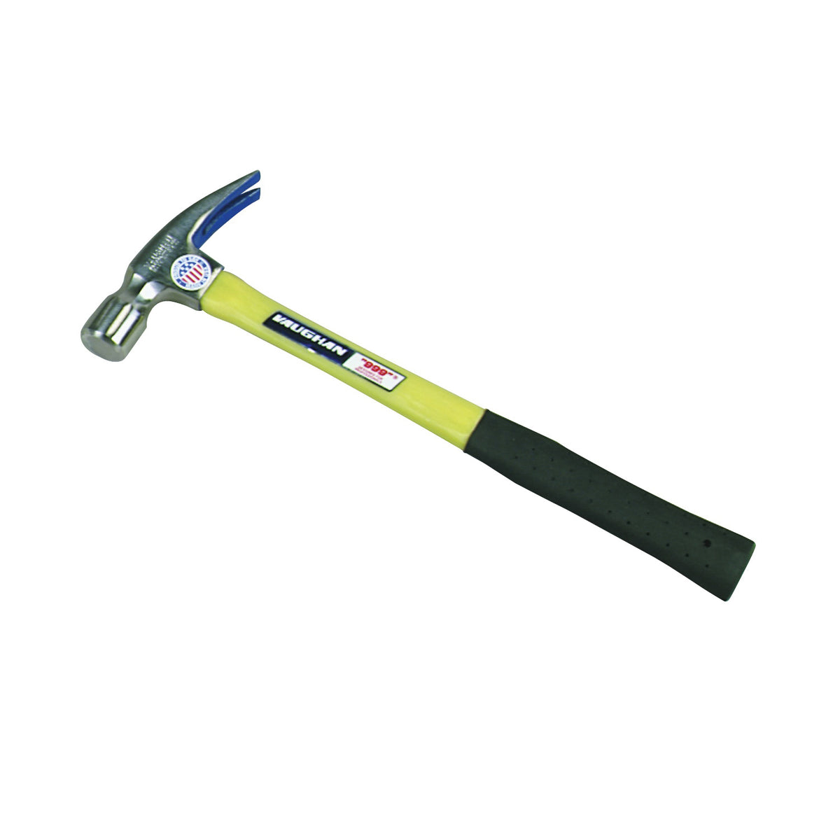 Vaughan FS999ML Hammer, 20 oz Head, Straight Claw, Milled Head, HCS Head, 16 in OAL