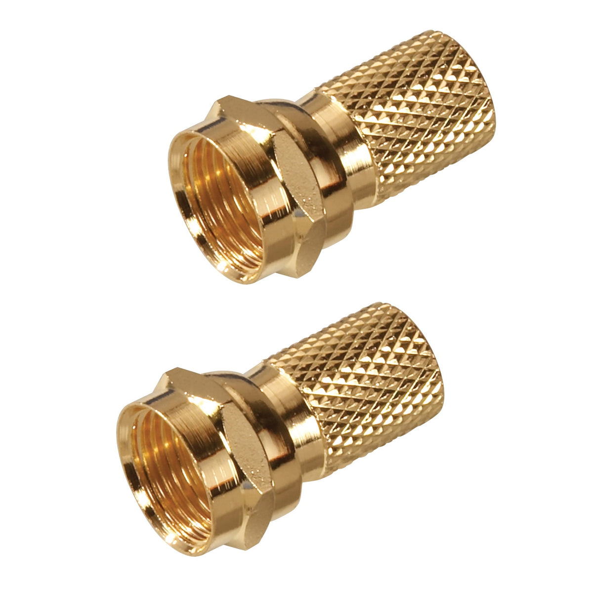 Zenith VA1002RG6TW Twist On Connector, F Connector, Gold