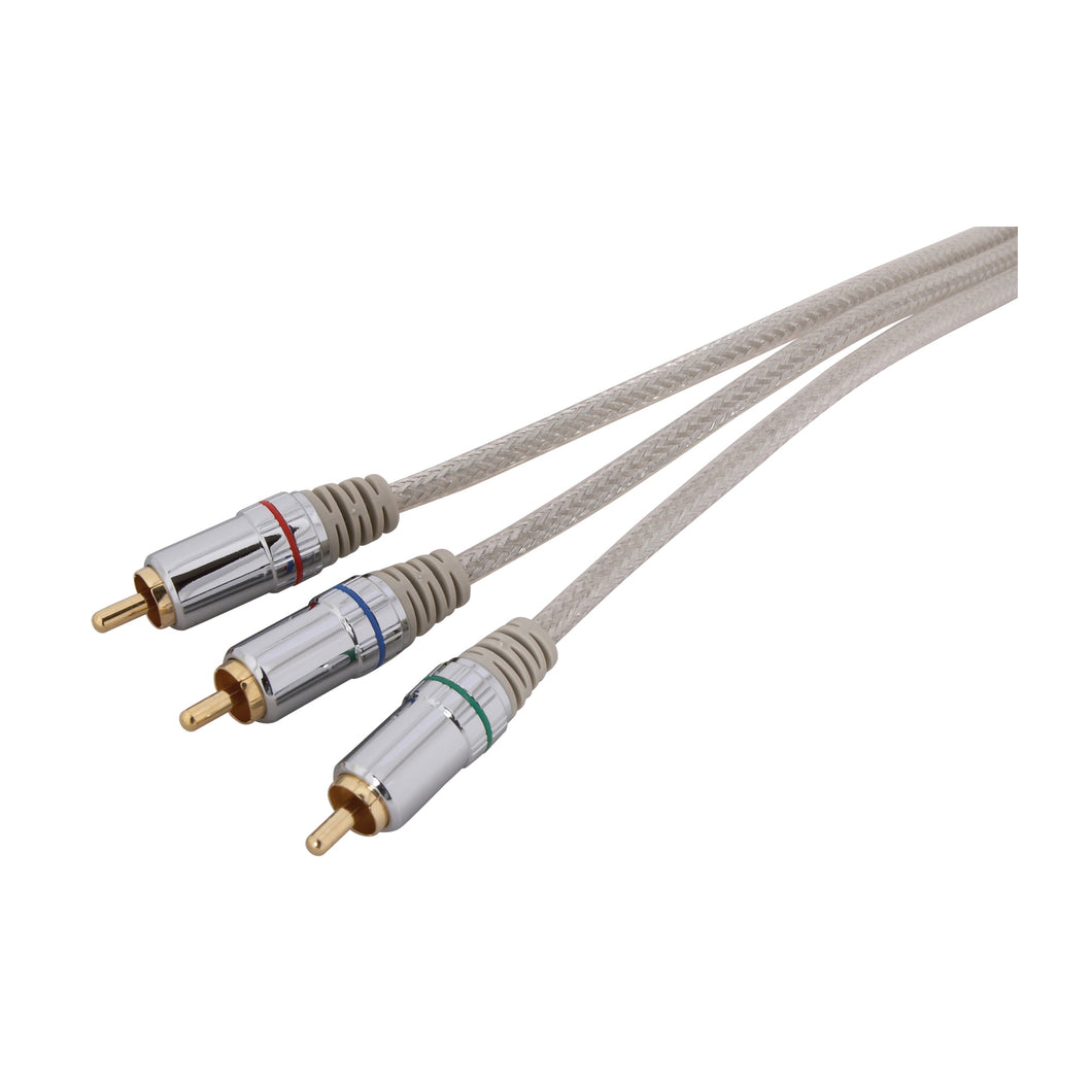 Zenith VC3006COMPON Video Cable, Silver Sheath, 6 ft L