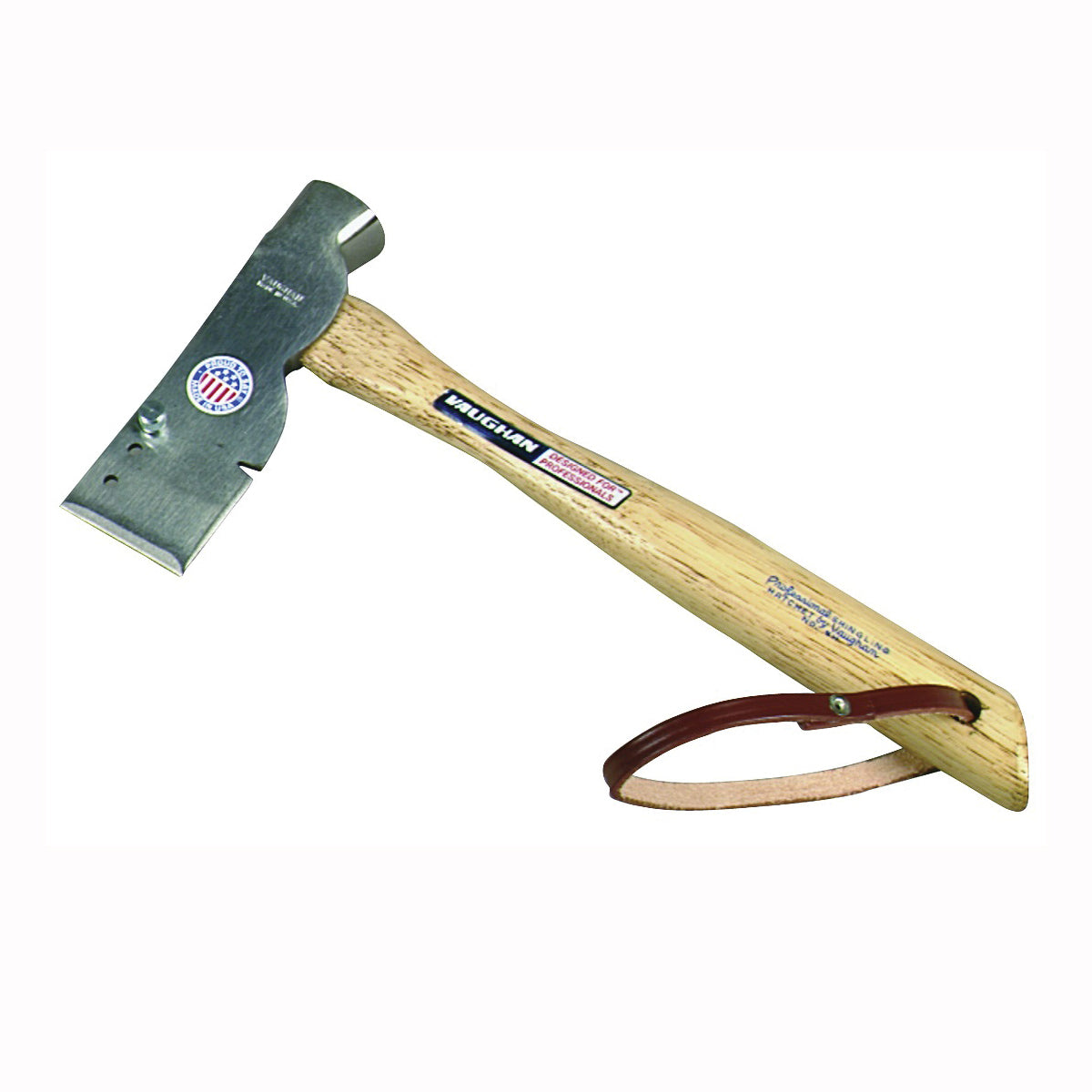 Vaughan SH Shingling Hatchet, 2-1/8 in Cutting Edge, 14 oz Head, Steel Head, Wood Handle, 13 in OAL