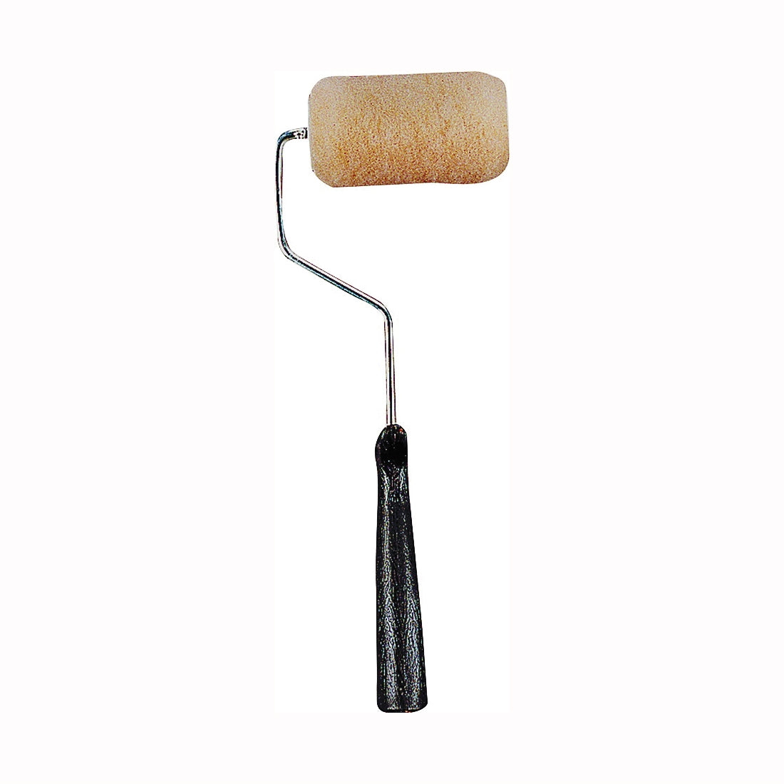 Linzer RT 413 Roller Frame and Cover, 1/2 in Nap, Polyester Cover, Plastic Handle, Threaded Grip Handle