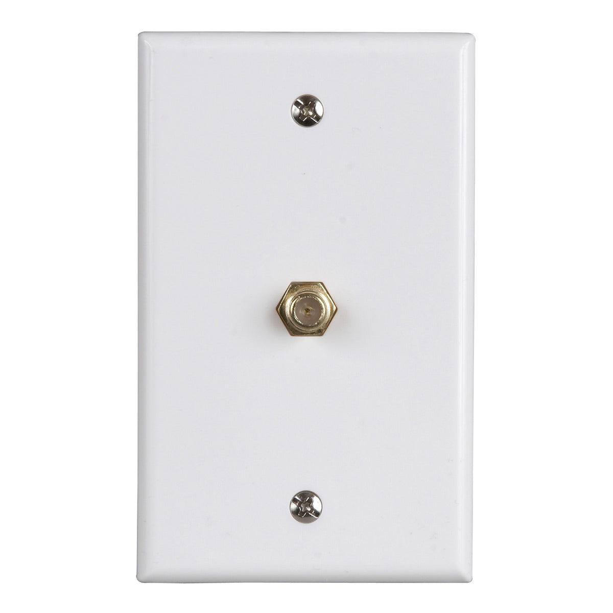 Zenith VW1001WJ1W Wallplate, 4-1/2 in L, 2-3/4 in W, White