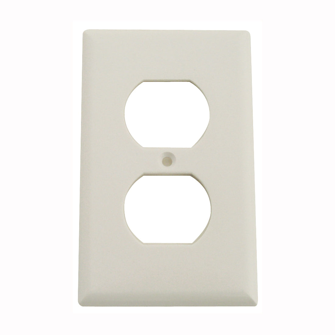 Eaton Wiring Devices 2132W-BOX Receptacle Wallplate, 4-1/2 in L, 2-3/4 in W, 1 -Gang, Thermoset, White, High-Gloss