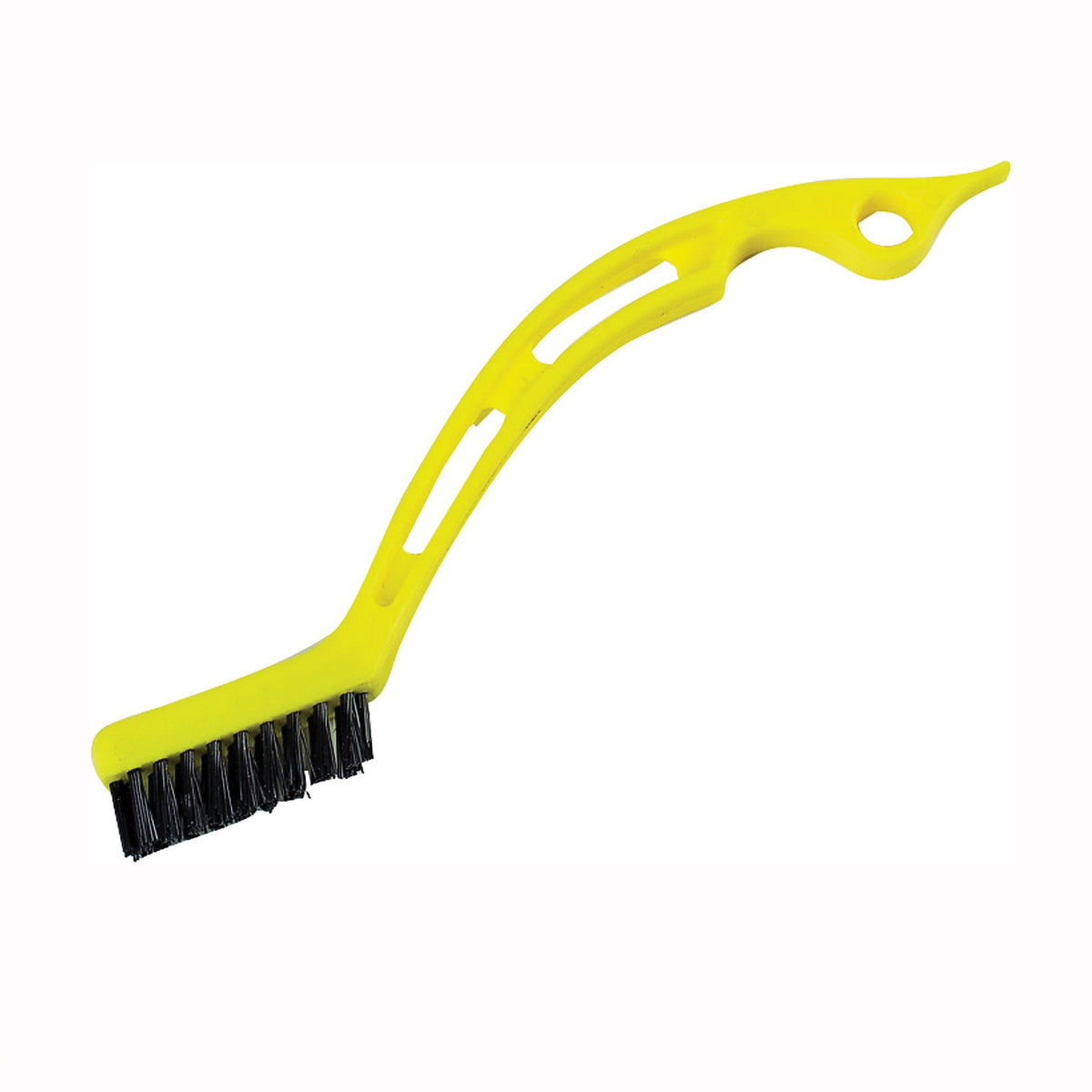 M-D 49146 Tile and Grout Brush, Plastic Handle