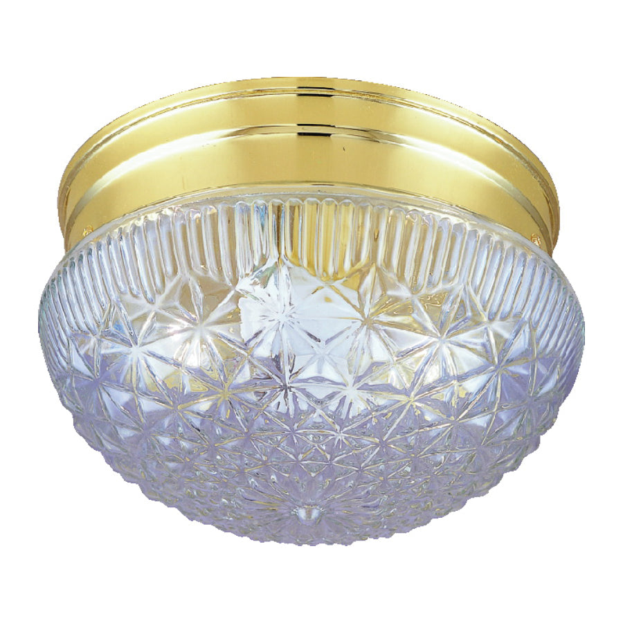 Boston Harbor F14BB01-80033L Two Light Round Ceiling Fixture, 120 V, 60 W, 2-Lamp, A19 or CFL Lamp