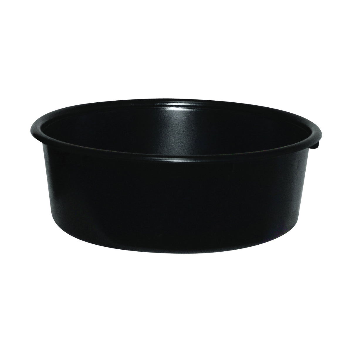 FORTEX-FORTIFLEX MP5BX Feed Pan, 5 qt Volume, Fortalloy Rubber/HDPE, Black